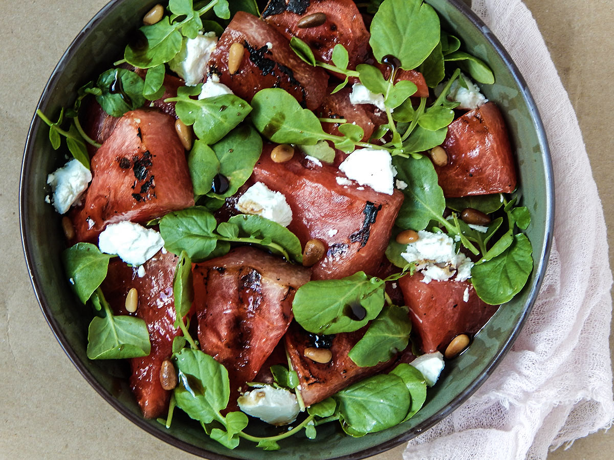 Grilled Watermelon Salad