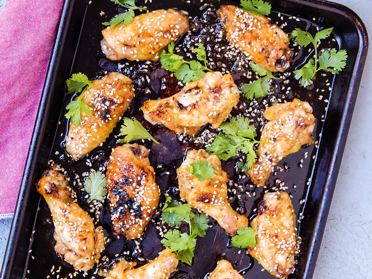 Honey-Sesame Chicken Wings
