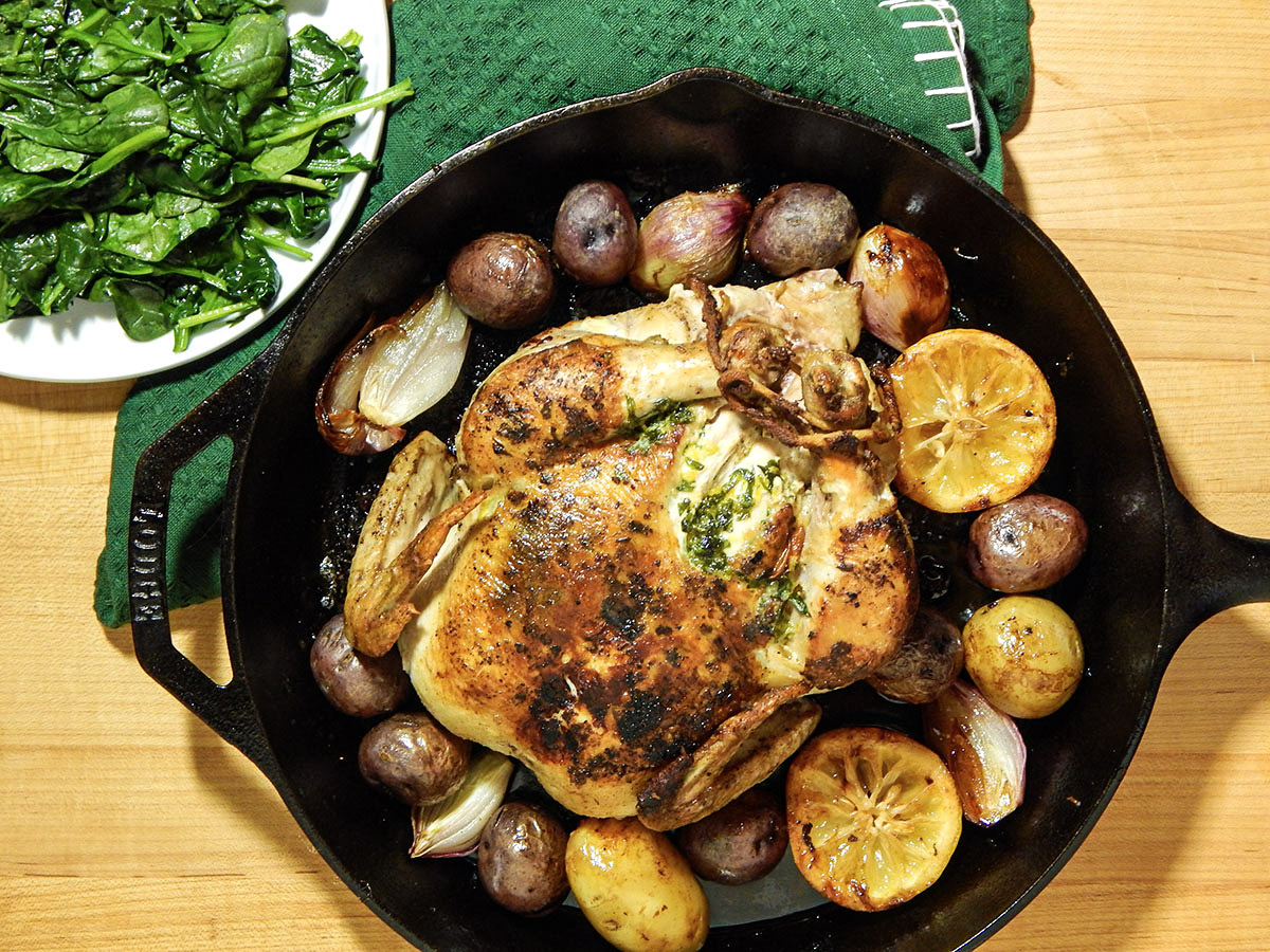 Roasted Chicken with Tarragon Butter Allene Arnold, FNTP