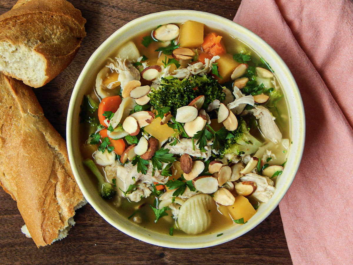Winter Vegetable and Chicken Soup