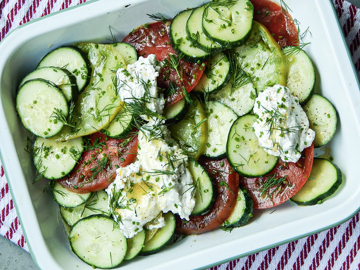 Cucumber Tomato Salad