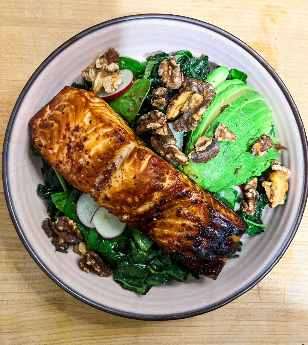 Orange Salmon Avocado Salad