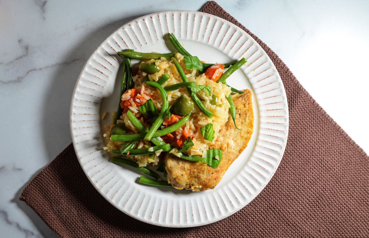 Chicken & Tomato Rice Pilaf